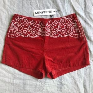MinkPink Wild Hearts Shorts